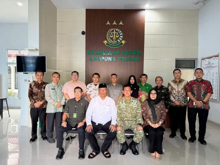Plt Bupati Lampung Tengah dan Dandim 0411/KM Perkuat Sinergi dengan Kejari
